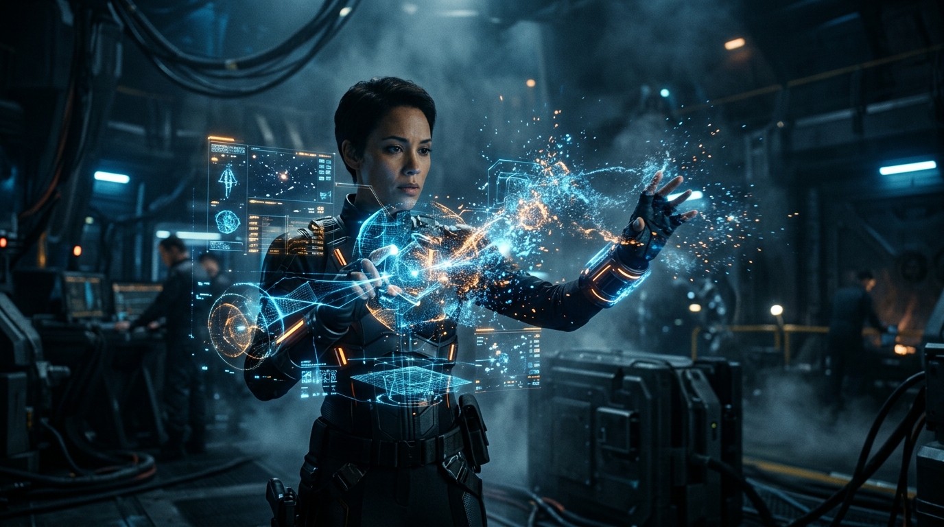 VFX Composite Hologram